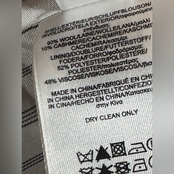 Brooks Brothers Women 4 Cranberry Wool /Cashmere Single Breasted Car Coat - Picture 10 of 14